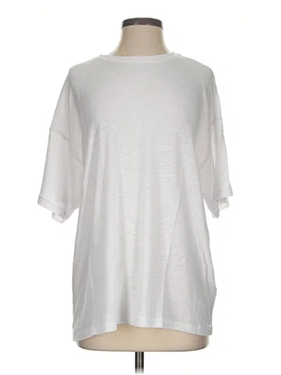 Pre-owned Madewell Short Sleeve T-shirt In Silver