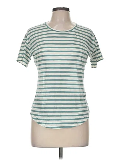 Pre-owned Madewell Short Sleeve T-shirt In Teal