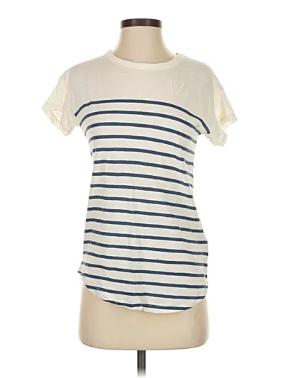 Pre-owned Madewell Short Sleeve T-shirt In White