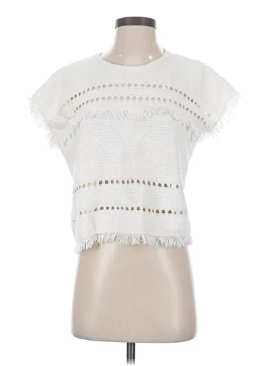 Pre-owned Madewell Short Sleeve T-shirt In White