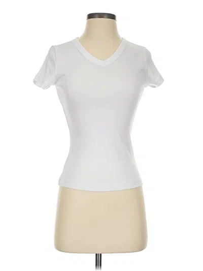 Pre-owned Madewell Short Sleeve T-shirt In White