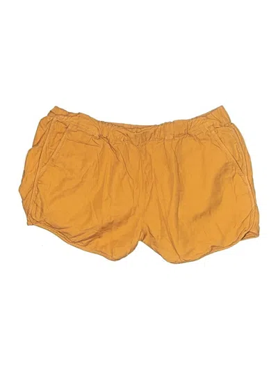 Pre-owned Madewell Shorts In Yellow