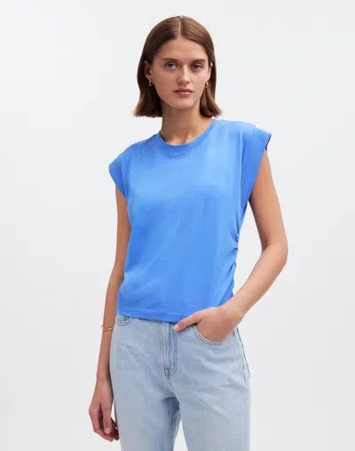 Madewell Side-cinch Muscle Tee In Celeste