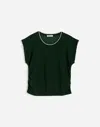 Madewell Side-cinch Muscle Tee In Summit Green