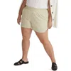 Madewell Signature Poplin Pull-on Shorts In Gr7916