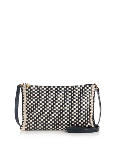 Madewell Signature Woven Leather Pouch Crossbody Bag In Multi
