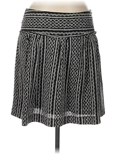 Pre-owned Madewell Silk Skirt In Black