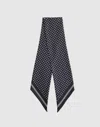 Madewell Silk Twill Tie In Black