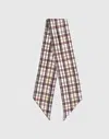 Madewell Silk Twill Tie In Brown