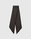 Madewell Silk Twill Tie In Brown