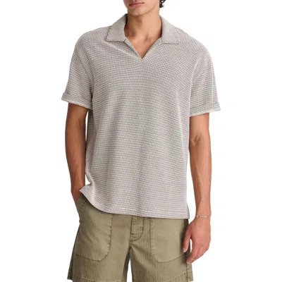 Madewell Skipper Johnny Collar Polo In Gray