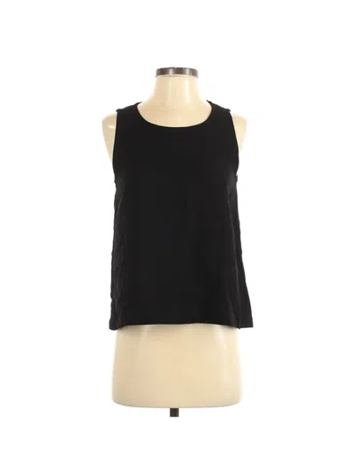 Pre-owned Madewell Sleeveless Blouse In Black