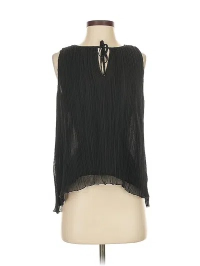 Pre-owned Madewell Sleeveless Blouse In Black