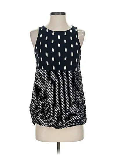 Pre-owned Madewell Sleeveless Blouse In Black