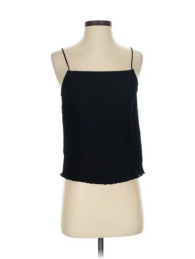 Pre-owned Madewell Sleeveless Blouse In Black
