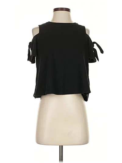 Pre-owned Madewell Sleeveless Blouse In Black