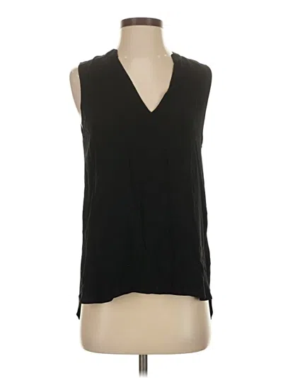 Pre-owned Madewell Sleeveless Blouse In Black