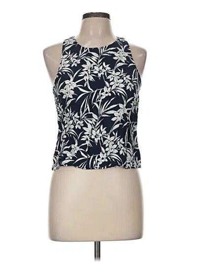 Pre-owned Madewell Sleeveless Blouse In Black