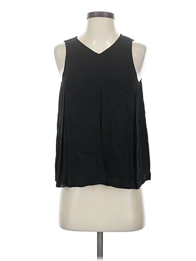 Pre-owned Madewell Sleeveless Blouse In Black