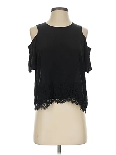 Pre-owned Madewell Sleeveless Blouse In Black