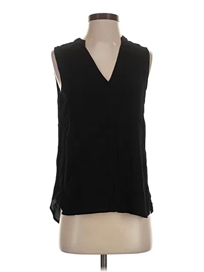 Pre-owned Madewell Sleeveless Blouse In Black