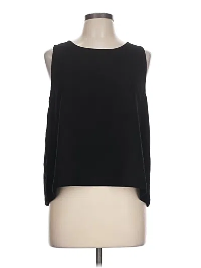 Pre-owned Madewell Sleeveless Blouse In Black