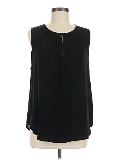 Pre-owned Madewell Sleeveless Blouse In Black