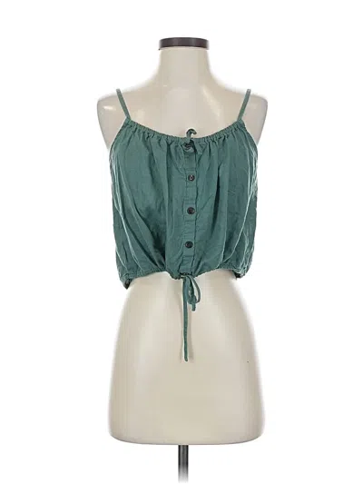 Pre-owned Madewell Sleeveless Blouse In Blue