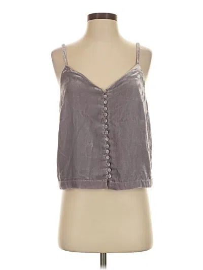 Pre-owned Madewell Sleeveless Blouse In Gray