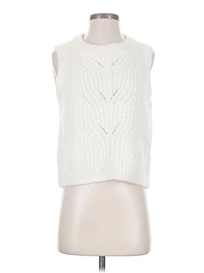 Pre-owned Madewell Sleeveless Blouse In Ivory