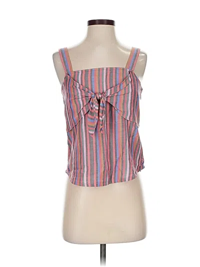 Pre-owned Madewell Sleeveless Blouse In Orange