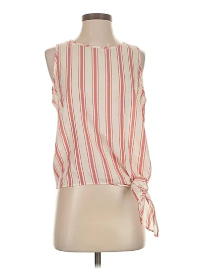Pre-owned Madewell Sleeveless Blouse In Red