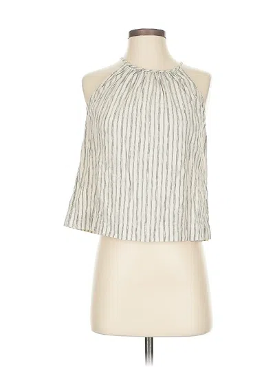Pre-owned Madewell Sleeveless Blouse In Silver
