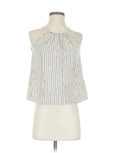 Pre-owned Madewell Sleeveless Blouse In Silver