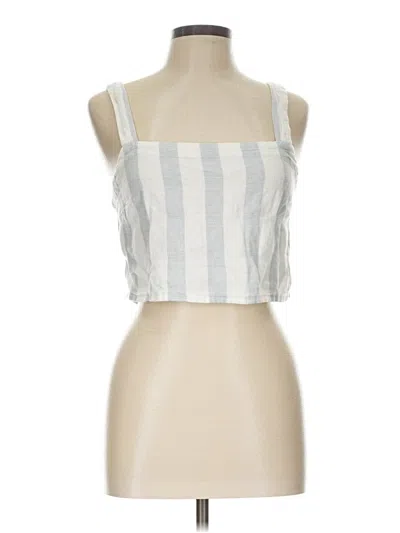 Pre-owned Madewell Sleeveless Blouse In Silver