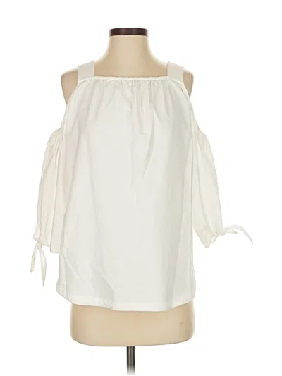 Pre-owned Madewell Sleeveless Blouse In White