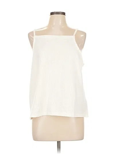 Pre-owned Madewell Sleeveless Blouse In White