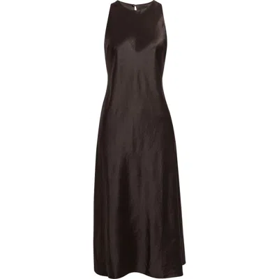 MADEWELL MADEWELL SLEEVELESS SATIN MIDI DRESS