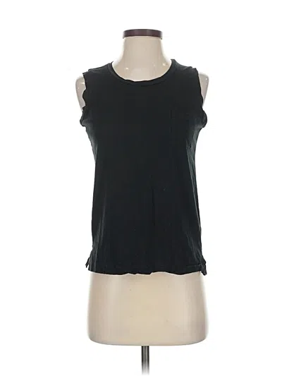 Pre-owned Madewell Sleeveless T-shirt In Black