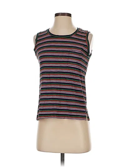 Pre-owned Madewell Sleeveless T-shirt In Brown