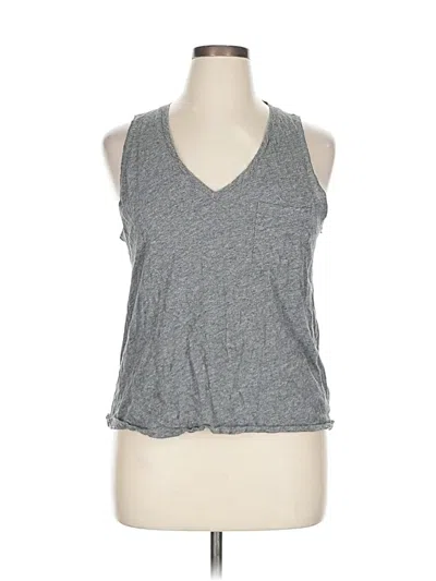 Pre-owned Madewell Sleeveless T-shirt In Gray