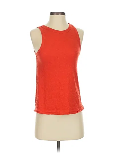 Pre-owned Madewell Sleeveless T-shirt In Orange