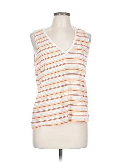 Pre-owned Madewell Sleeveless T-shirt In Orange
