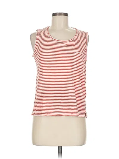 Pre-owned Madewell Sleeveless T-shirt In Red