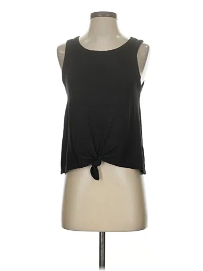 Pre-owned Madewell Sleeveless T-shirt In Black