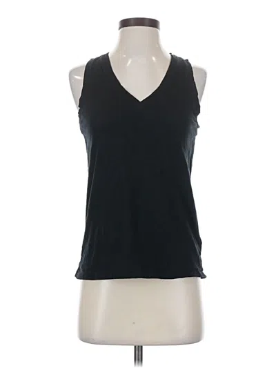 Pre-owned Madewell Sleeveless T-shirt In Black