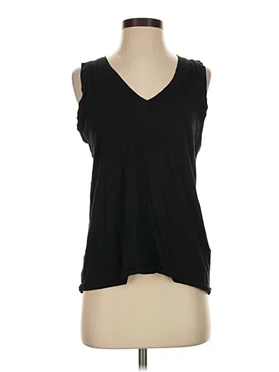 Pre-owned Madewell Sleeveless T-shirt In Black