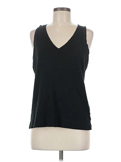 Pre-owned Madewell Sleeveless T-shirt In Black