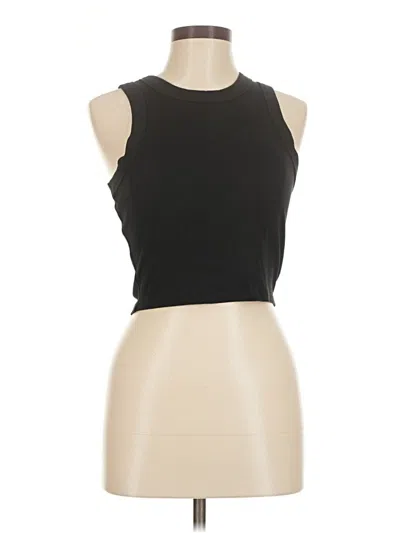 Pre-owned Madewell Sleeveless T-shirt In Black
