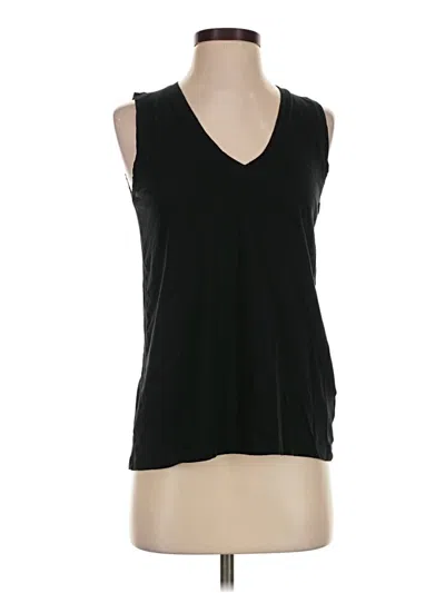 Pre-owned Madewell Sleeveless T-shirt In Black